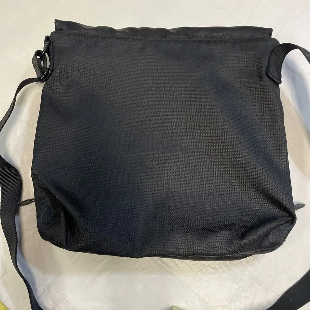 Tumi Alpha Bravo Barton Flap Crossbody Carry Bag Nylon Black